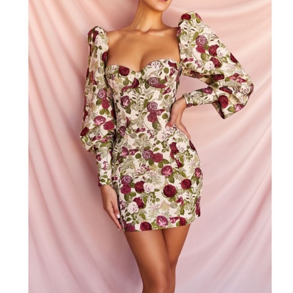 House of CB Dresses & Skirts - Jacquard Embroidered Dress